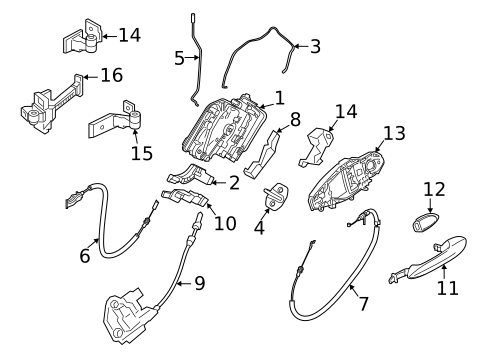 Lock & Hardware for 2024 BMW X6 #1