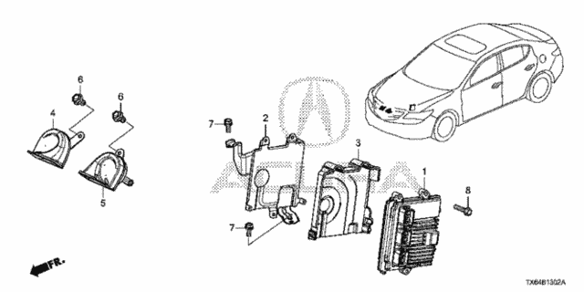 Control Unit (Engine Room) (1) (2) for 2017 Acura ILX #0