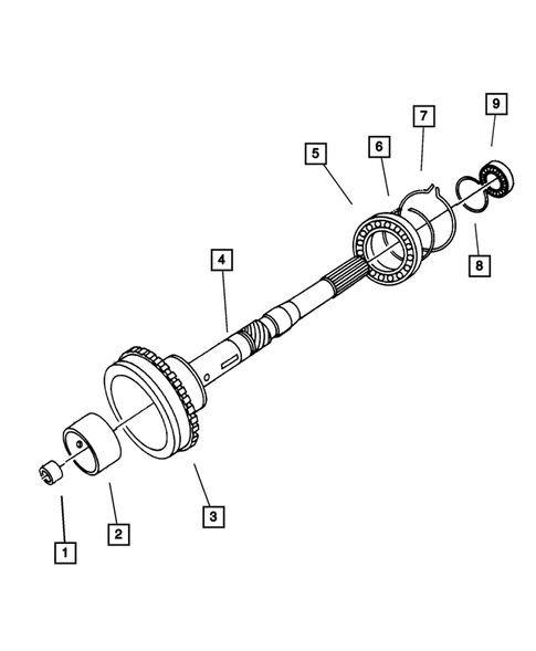 Gear Train for 2001 Jeep Grand Cherokee #2