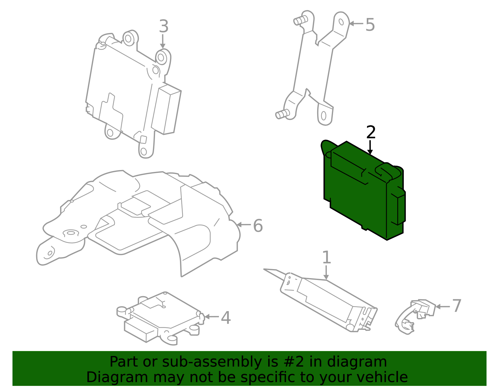 84051AN100 - 2023-2024 Subaru - Module | Subaru Parts HQ