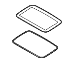 4H0877071D - Body: Sunroof Glass for Audi: A8 Quattro, S8 Image