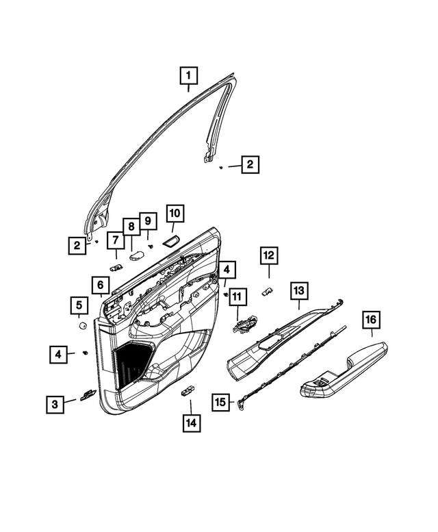 68491671AG - Interior Trim: Speaker Grill Emblem for Jeep: Grand Cherokee, Grand Cherokee L Image