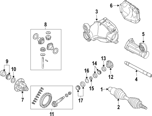 Front Axle for 2008 Jeep Grand Cherokee #0