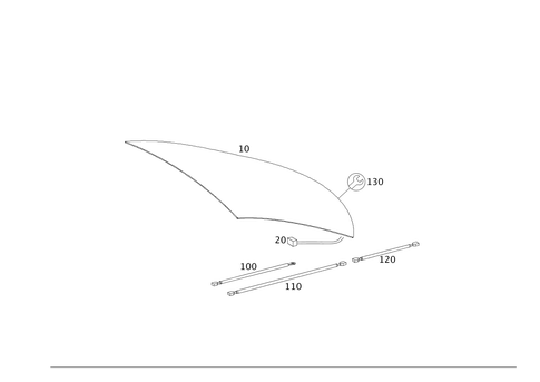 Rear Window for 2007 Mercedes-Benz SL55 AMG #0