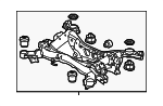 50300T6ZA01 - Suspension: Suspension Cross-member for Honda: Passport, Ridgeline Image