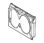 2105052755 - HVAC: Shroud for Mercedes-Benz Image