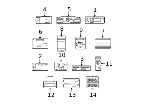 Labels for 2007 Toyota Tundra #0