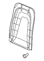 8J0881969A4PK - Body: Seat Back Panel for Audi: A6, A6 Quattro, R8, S6, TT, TT Quattro, TT RS Quattro, TTS Quattro Image