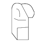 1K0898955 - Body: Lumbar Support Mount Kit for Audi: A3, A3 Quattro, A4, A4 Quattro, A6, A6 Quattro, Q7, R8, S4, S6 Image