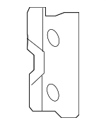 631954AL0A - Body: Front Bumper U-Nut for Nissan Image