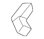 850946RR0A - Body: Lower Molding Spacer for Nissan Image