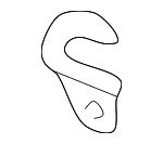 51127164686 - Body: Clamp for BMW: 323Ci, 325Ci, 328Ci, 330Ci, M3, Z3, Z4 Image