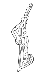 8A8Z74025A00A - Body: Hinge Pillar Reinforced for Ford: Flex Image