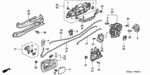 93600060280A - Body/Air Conditioning: SCREW, FLAT (6X28) for Honda Image
