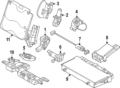 Front Seat Components for 2024 BMW i5 #0