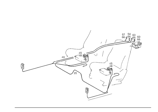 2024406108 - Electrical System: Wiring Harness for Mercedes-Benz: C230, C280, C43 AMG Image image