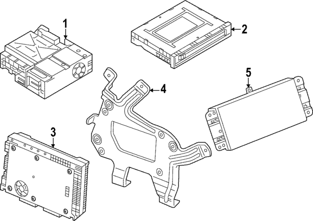 4K0035202F - Body: Control Module for Audi Image