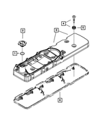 68005453AA - 6.7L Turbo Diesel; Engine: Cylinder Head Cover Isolator, Mounting for Mopar Image