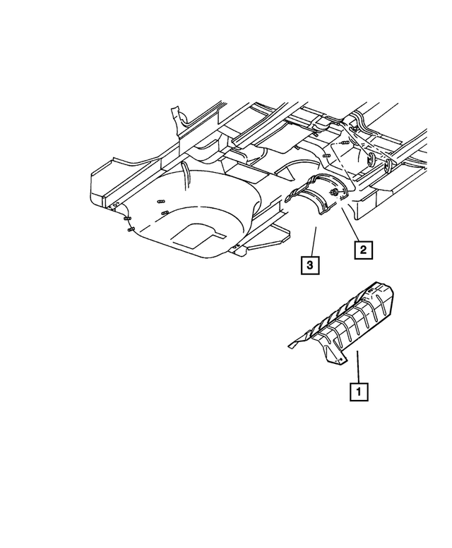 4878869AA - Exhaust: Heat Shield for Mopar Image image