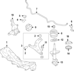 20330FN100 - Suspension: Coil Spring for Subaru Image