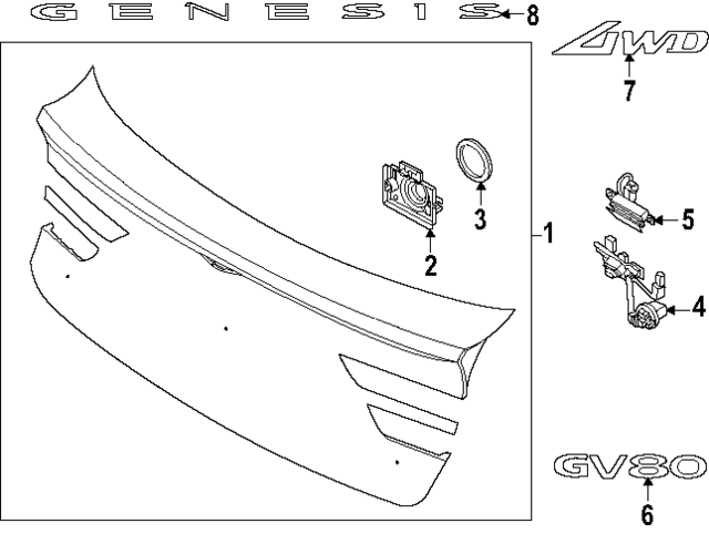 87395T6EA0 - : Mount Bracket for Hyundai Image