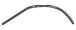 1W4Z5451822AA - Body: Weatherstrip for Lincoln: LS Image