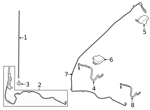Antenna & Radio for 2017 Ford F-250 Super Duty #0