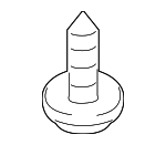 9A700769800 - Body: Liner Extension Screw for Porsche: 718 Boxster, 718 Cayman, 718 Spyder, 911, Boxster, Cayenne, Cayman, Macan, Panamera, Taycan Image