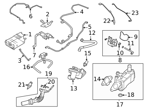 EGR System for 2023 Ford Escape #0