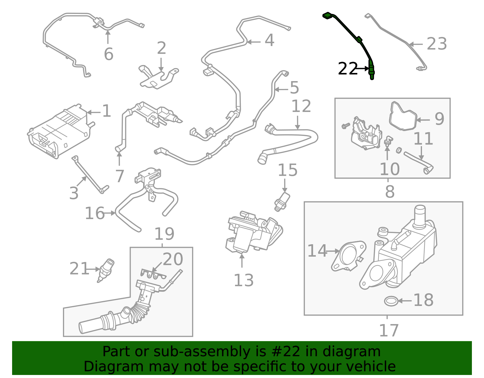 セーヌの流れ 2023-2025 Ford Oxygen Sensor PZ1Z-9F472-E | OEM Parts Online