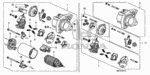 6312RNA507RM - Engine: STARTER, CORE ID (SM-71001) (06312-RNA-507RM) (RMD) for Honda Image