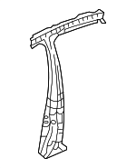 63210SDNA00ZZ - : 2003-2007 Honda Accord - Stiffener R Center Pillar for Honda: Accord Image