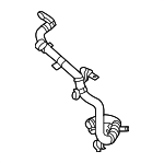 LR121755 - : Connector Pipe for Land Rover: Defender 110, Defender 130, Defender 90, Discovery, Range Rover, Range Rover Sport, Range Rover Velar Image