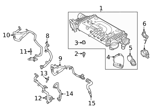 Intercooler for 2023 Land Rover Defender 90 #0