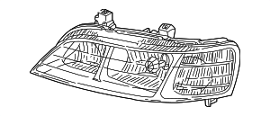 33101SZ3A02 - : Headlamp Assembly for Acura Image