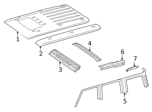 Roof & Components for 2025 Mercedes-Benz G550 #0