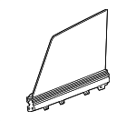 4M8861333QBC - Body: Sunshade for Audi: Q8, RS Q8, SQ8 Image