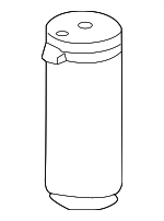 982820077 - HVAC: Dehydrator for Porsche: 718 Boxster, 718 Cayman, 718 Spyder, 911, 918 Spyder, 928, 968, Boxster, Cayman Image