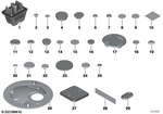7147392446 - Vehicle Trim: Seal And Insulation Mat for BMW Image
