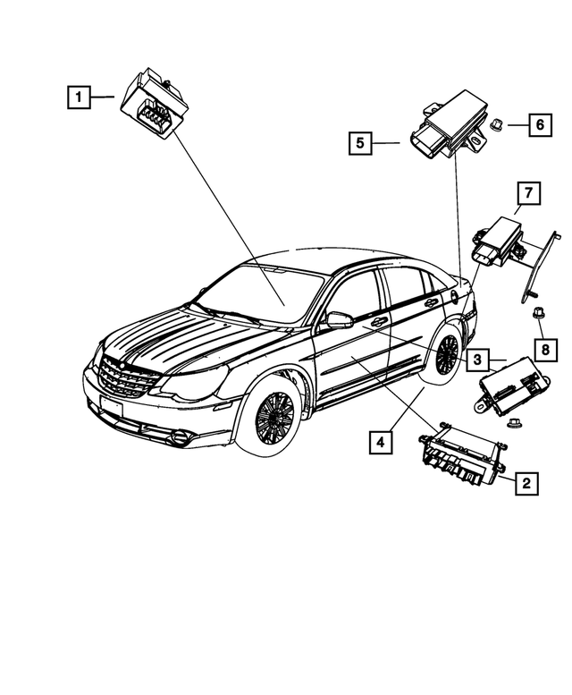 4602922AE - Electrical: Door Module for Mopar Image image