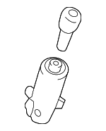 99762816301 - Electrical: Washer Nozzle for Porsche: 718 Boxster, 718 Cayman, 718 Spyder, 911, Boxster, Cayman Image