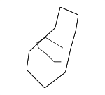 659190W020 - Body: Trim Cover Pin for Toyota Image