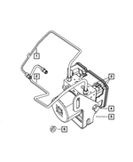 34201711 - Brakes: Hex Flange Nut, Mounting for Mopar Image