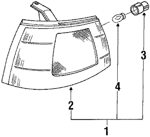 Side Marker Lamps for 1989 Subaru Justy #0