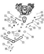 5013867AB - Engine 4.7L Eight Cylinder: Engine Timing Drive Package for Mopar Image