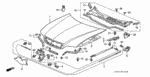90101SNZM00 - Body/Air Conditioning: BOLT-WASHER (6X16) for Acura Image