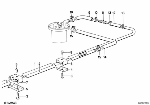 Fuel Feed for 1984 BMW 524td #0