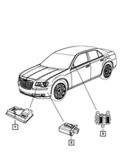 68170821AA - Electrical: Hid Ballast Module for Mopar Image