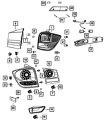 68078517AA - Electrical: Liftgate Lamp, Left for Mopar Image image