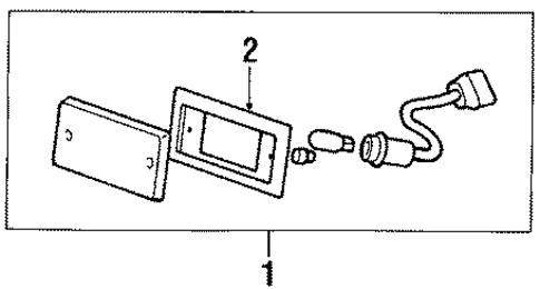Side Marker Lamps for 1990 Mitsubishi Sigma #0